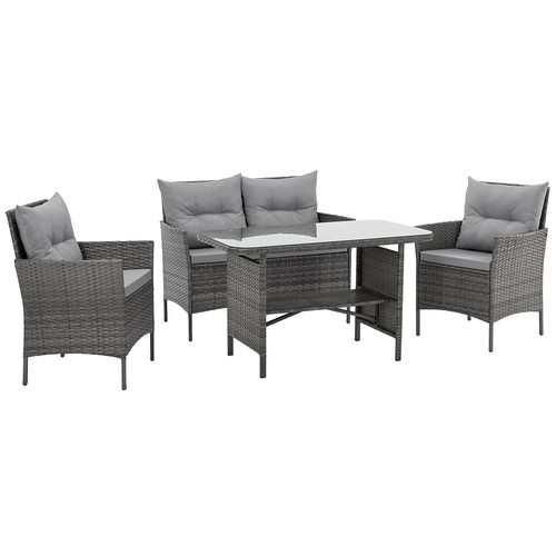 Polyrattan gartenmöbel set - polyrattan,