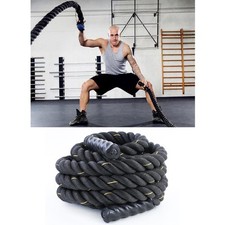 12 Kg Battle Rope Trainingstau Schwungseil Schlagseil 50mm 9 Meter