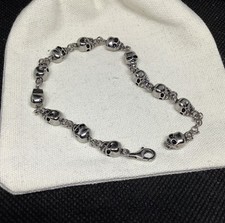 925 Silber Totenkopf Kopf