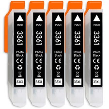 5x nur Photo BK kompatibel für Epson XP530 XP540 XP630 XP635 XP640 XP645 XP7100