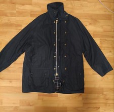 VINTAGE Barbour A155 Beaufort Wachsjacke Navy