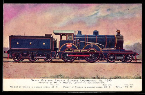 Englische eisenbahn - ak,