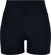 Urban Classics Hotpant Damen Ladies Recycled High Waist Cycle Hot Pants schwarz