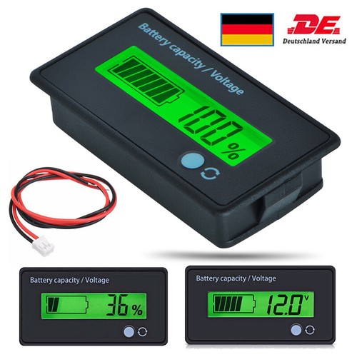 Lcd batterieanzeige voltmeter - lcd,