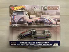 Hot Wheels Team Transport #1 | Porsche 356 Speedster - VW Transporter T1 Pick Up
