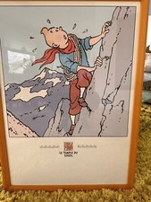 Edles Glas gerahmtes Tim und Struppi  Bild von Herge