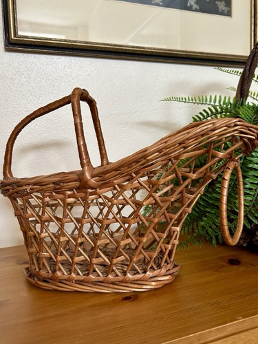 Vintage weidenkorb - vintage,