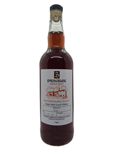 Whisky springbank handfilled - springbank,