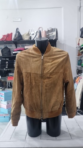 Jacke leder herren hellbraun - jacke,