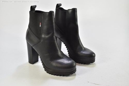 Tommy jeans damen stiefelette - jeans,