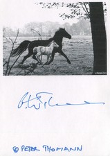 PETER THOMANN - Autogramm