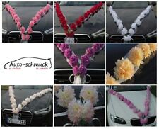 DAHLIE GIRLANDE Autoschmuck Braut Paar Rose Deko Dekoration hochzeit autoschmuck