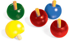 WENDEKREISEL Holz 12 Stück Holzkreisel Umkehrkreisel Kinder Kreisel bunte Farben