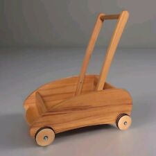 LIVIPUR Lauflernwagen mit Bremse, Buchenholz,  H 50 x B 31 x L 47 cm
