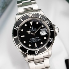 Rolex Submariner 16610T Edelstahl Herrenuhr - Full Set LC100 + Service 2025