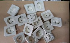 Berker Modul 2 Steckdosenabdeckung cremeweiss glänzend 21772 gebraucht 474302