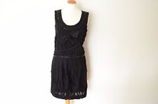 ALBERTA FERRETTI Kleid Abendkleid Schmuck bestickt D 36 IT 42 festlich