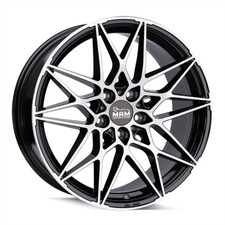 19 Zoll MAM B2 5x112 ET30 Alufelgen BLACK FRONT POLISH