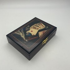 Vintage spielkarten deck box - spielkarten,
