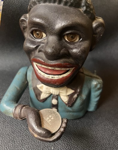 Spardosenfigur mann büste - mann, mit