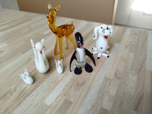 Glasfiguren tiere set - glasfiguren, set,