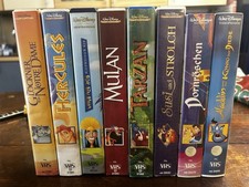 WALT DISNEY MEISTERWERKE VHS-Kassetten Mit Hologramm