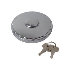 Polierter Metall Tankdeckel