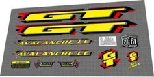 1998 avalanche decal set - gt,