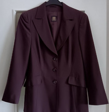 Madeleine Gr. 42 Damen Jacke Blazer Braun Schokobraun, Schurwolle, Polyester,TOP