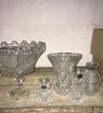 Kristall/Glas Konvolut Vase