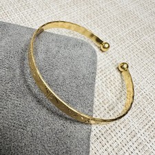 Vergoldeter Armreif 6 cm –