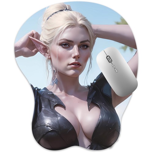 Mouse pad oppai - 3d, mit