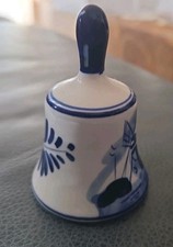Delft Blauw, Glocke, handbemalt, Delfter Blau, Made In Holland ca. 7cm, vintage