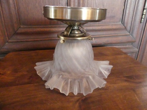 Art nouveau ceiling light - art,