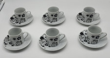 12 teiliges Porzellan Mokka