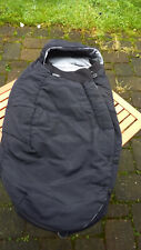 Fußsack , schwarz, grau für Maxi Cosi Mura 3+4+Mura Plus