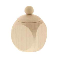 Holzdose mit Schraubverschluss