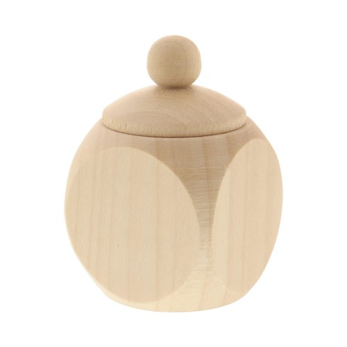 Holzdose mit schraubverschluss - mit,