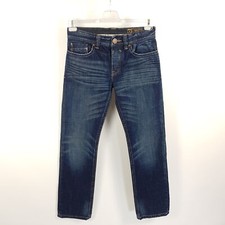 Tribeca Jeans Hudson Herren W30 L36 Blau Straight Denim Hose Western Cowboy