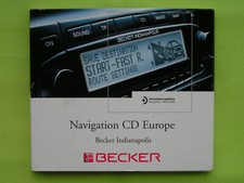 CD NAVIGATION BECKER INDIANAPOLIS 1.0 EUROPA VW AUDI MERCEDES BMW OPEL PORSCHE