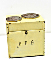 antiker AEG Herd Backofen aus