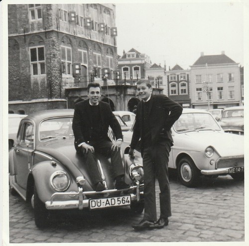 Vintage foto junge männer - vintage, auf