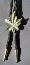 Bolotie Westernkrawatte Ahornblatt Maple Leaf  Made in Kanada