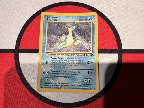 Vintage lapras fossil - vintage, 10/62