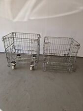 2 Gitterboxen L-80cm, B-55cm, H-80cm,, stapelbar, zusammen klappbar