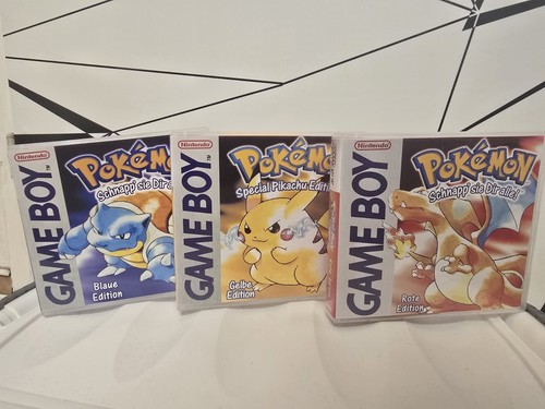 Gameboy pokemon rot blau gelb - gameboy,