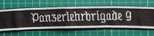 Ärmelband, BW, „Panzerlehrbrigade 9“, gebraucht, sehr gut erhalten#80