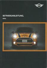 MINI  MINI Betriebsanleitung 2016 Bedienungsanleitung Handbuch Bordbuch BA