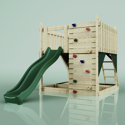 Polarplay spielturm holz - holz, mit