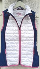 Weste Girls Golf Weiss Gr.M
